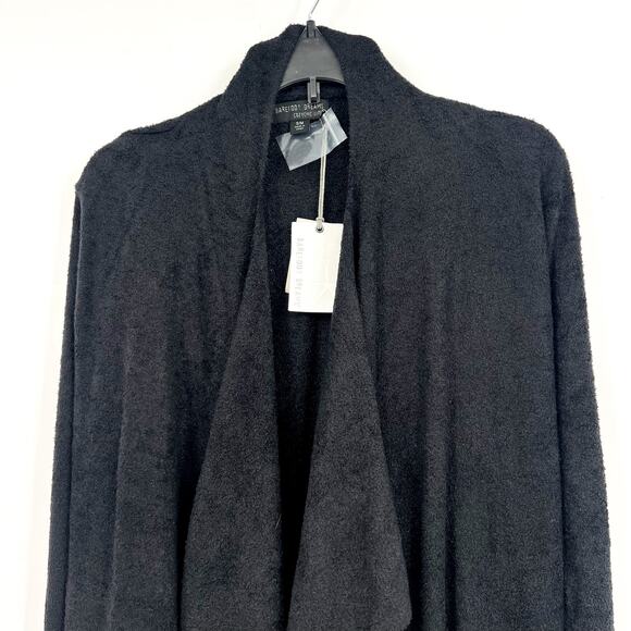 Barefoot Dreams Womens CozyChic Lite Island Wrap Cardigan Small/Medium Black NWT - Picture 5 of 15